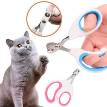 Imagem de Tesoura Alicate Cortador de Unha Para Gato Corte Seguro e Confortável 