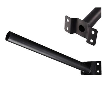 Imagem de Suporte Barra Luminaria Solar Aço Pintura Eletrostatica Parede Poste Rua Segurança Iluminaçao Quinta