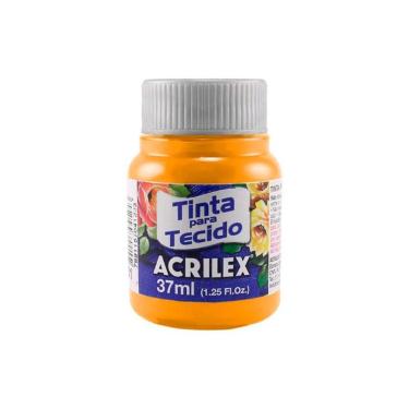 Imagem de Tinta Para Tecido Fosca 37ml Acrilex Ocre Ouro