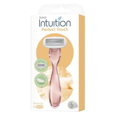 Imagem de Schick Navalha Feminina Intuition Perfect Touch, 5 Lâminas Ultrafinas, 1 Cabo E 2 Cartuchos, Ouro Rosa