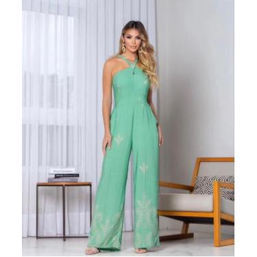 Imagem de Macacão longo de alça  - Yasmin, Verde, G