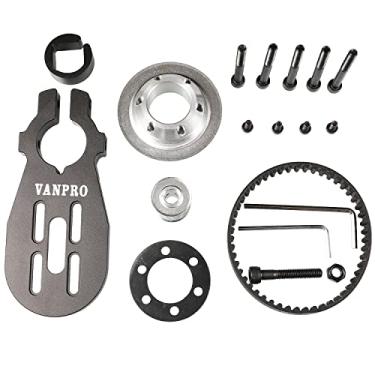 Imagem de vanpro Suporte de montagem de motor sem escova para skate elétrico faça você mesmo/80 mm, 90 mm, 97 mm, 100 mm, kit de roda de polia correia 5M