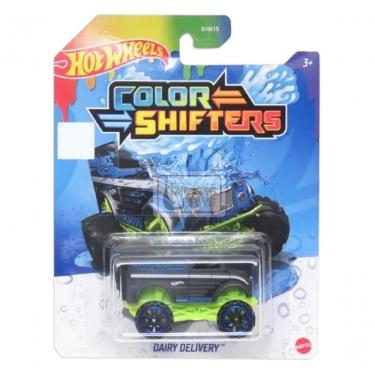 Imagem de Carrinho Hot Wheels Muda De Cor Color Shifters Mattel 1/64 Dairy Delivery