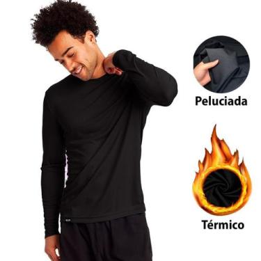 Imagem de Camiseta Térmica Peluciada Segunda Pele Slim Fitness Extra-Hot Dias Fr