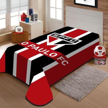 Imagem de Cobertor Raschel Plus São Paulo 1,50x2,20m Licenciado Jolitex