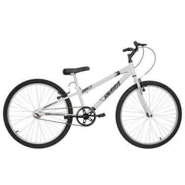 Imagem de Bicicleta Aro 26 Ultra Bikes Rebaixada sem Marcha, Branco, Aro 26