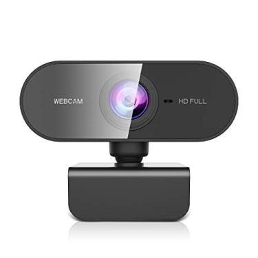 Imagem de Webcam 2K para PC, Mac, laptop com microfone, webcam Full HD para transmissão com controles deslizantes de capa de privacidade, câmera Web USB C para monitor de computador desktop, pequena externa