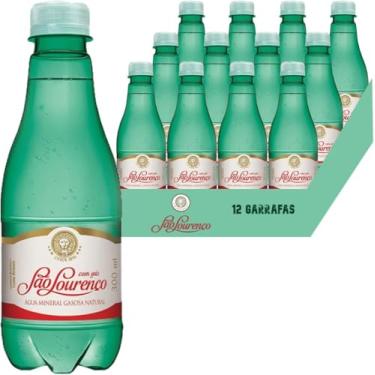 Imagem de Água Mineral Com Gás Pet SÃO LOURENÇO 300ml Fardo 12 unidades