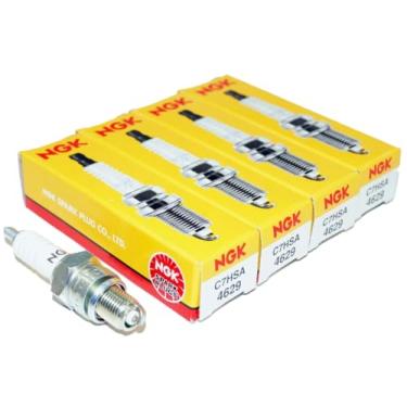Imagem de Lote de 4 velas de igni o n o resistoras padr o NGK 4629 C7HSA para motocicleta 50cc 110cc 150cc motocicleta ATV Dirt Pit Bike Go Kart Quad Honda, Yamaha, Kawasaki, Suzuki Bristol