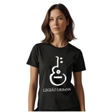 Imagem de Camiseta Legião Urbana Violão Adulto - Glev.Conceito, P, Preto