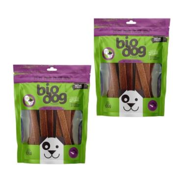 Imagem de Petisco Natural para Cães Bio Dog Gourmet Sensitive Sabor de Cordeiro e Pato Hipoalergênico Bifinho Saudável Premium 100g - 2 Unidades