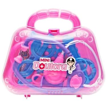 Imagem de Mini Doutor Kit Médico Infantil, Maleta com 7 Acessórios, Brinquedo Educativo, Felix Magazine (Menina)