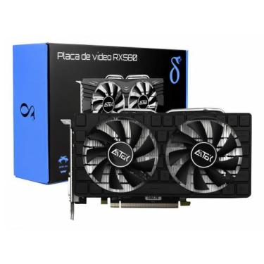 Imagem de Placa de Vídeo Gamer AMD RX580 8GB GDDR5 256Bit  HDMI, DP  Gráficos Rá