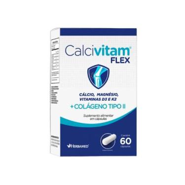 Imagem de Suplemento Calcivitam Flex Com 60 Cápsulas - Herbamed