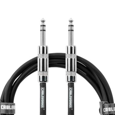 Imagem de CableWorks By Gator Cases Backline Series 0,9 m TRS ¼" Cabo de remendo balanceado macho para macho (GCWB-BPC-3)