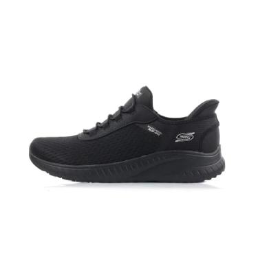Imagem de Skechers Tênis feminino Hands Free Slip-ins Squad Chaos - colorido, Preto/preto, 39