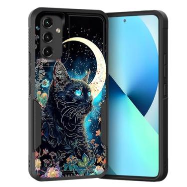 Imagem de KJFHDJFDH Capa para Galaxy S24 Plus, camada dupla, híbrida, resistente, resistente, à prova de choque, PC rígido + capa protetora de silicone macio para Samsung Galaxy S24 Plus 5G 6,7 polegadas 2024