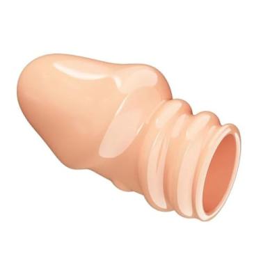 Imagem de Capa Peniana Para Glande Jeremy Flexível Acessório para Pênis com Textura Massageadora 7601 (NATURAL)