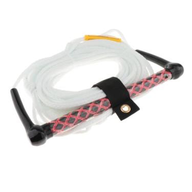 Imagem de simhoa Corda de reboque para esqui aquático, wakeboard, com alça, corda de reboque para esqui aquático de alta resistência, linha de surf para acessórios de, Corda Branca