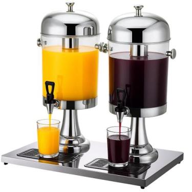 Imagem de Suqueira Refresqueira Inox Hotel 16 Litros Cuba Dupla 2x8l - Bisbel