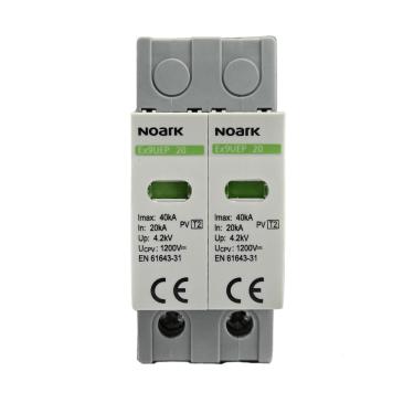 Imagem de Para Raio DPS Bipolar 40kA 1200Vcc Classe 1 e 2 P/ Fotovoltaico Cód. EX9UEP – Noark