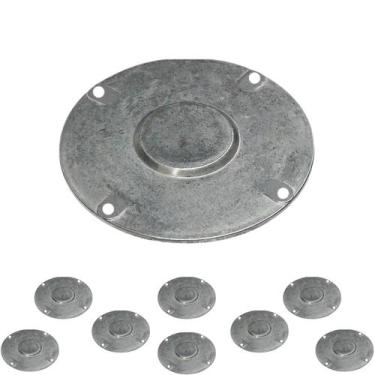 Imagem de 9 Tampa P/condulete Redondo Alumínio Medida 3/4 Sieg