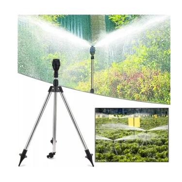 Imagem de Aspersor De Jardim Giratório Automático Com Tripé De 360