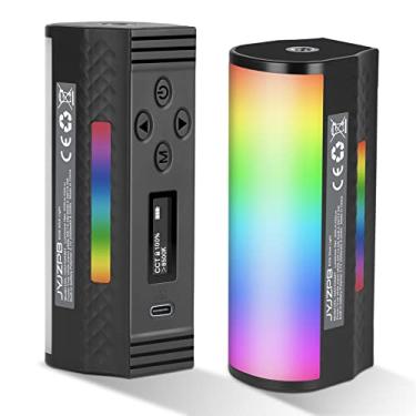 Imagem de Varinha de luz magnética portátil RGB, 360° Full RGB Light Stick de luz de vídeo LED com bateria recarregável de 2500 mAh, tubo de luz regulável de 2500-8500K, para fotografia TikTok YouTube