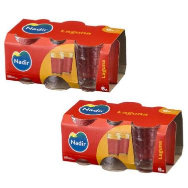 Imagem de Kit c/2 Copo Laguna Nadir Ritmos 265ml Jogos de 6 peças