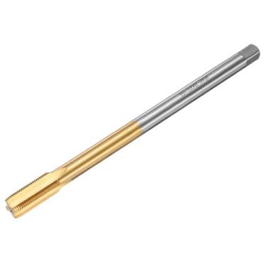 Imagem de uxcell Torneira de rosca métrica M14 x 1,25 H2 200 mm rosca reta rosca fresadora torneiras ferramenta de reparo de rosqueamento