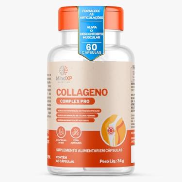Imagem de Colágeno Tipo II 60 Cápsulas | Magnésio Cálcio Zinco Curcumina MSM Multivitamínico | COLLAGENO COMPLEX PRO FUNÇÃO ARTICULAR E JOELHO