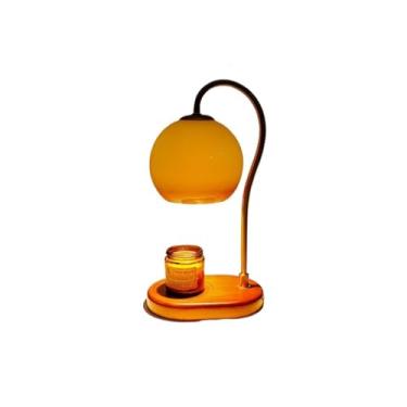 Imagem de Abajur de cabeceira Luminária de mesa redonda com gradiente cores retrô para ambiente interno quarto e cabeceira