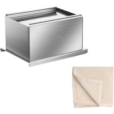 Imagem de Prensa De Tofu Diy Prensa De Queijo De Aço Inoxidável Para Fabricação Manual Feta Coalhada De Soja Cabras Queijo Paneer, 13.7 * 13.7 * 9.2cm