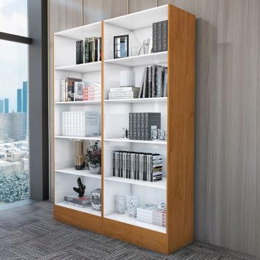 Imagem de Estante para Livros Duda 8 Prateleiras Cinamomo - Carioca Móveis