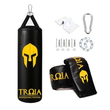 Imagem de SACO DE PANCADA PROFISSIONAL + LUVA + SUPORTE (90cm)