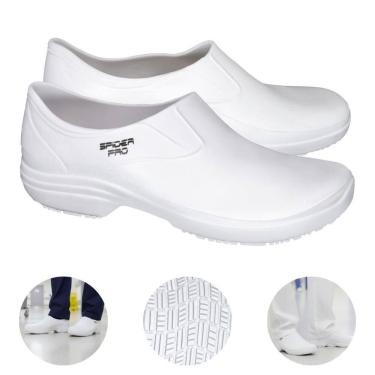 Imagem de Sapato Antiderrapante Profissional Spider Pro Enfermagem Hospitalar Limpeza Monseg