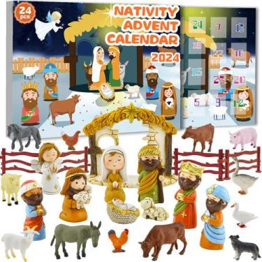 Imagem de Calendário do Advento MADO Nativity Set 2024 para crianças com 24 esta