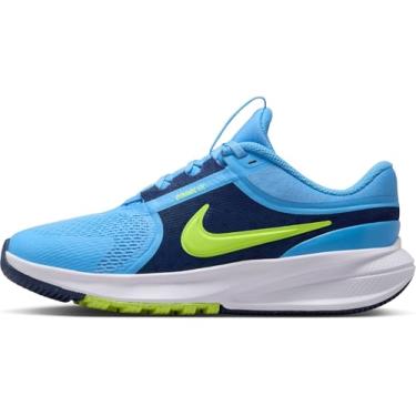 Imagem de Nike Tênis infantil unissex Star Runner 5 (criança pequena), Azul universitário/Volt/azul vazio, 11.5 Little Kid