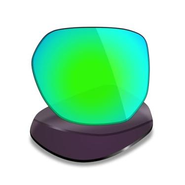 Imagem de Mryok Lentes de reposição UV400 para óculos de sol Oakley Latch Beta, HD Polarized, proteção UV, resistente a impactos e ajuste perfeito - Verde esmeralda