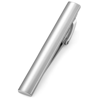 Imagem de HONEY BEAR 5 cm/5,4 cm/6 cm barra de prendedor de gravata masculina para presente de casamento de negócios de aço de tamanho normal 5 cm/5,4 cm/5,4 cm/6 cm, prata/preto/ouro/vermelho/azul, 5/5.4/6cm