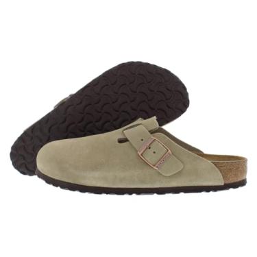 Imagem de Birkenstock Tamancos Boston Suede, Pele bege marrom acastanhado, 14-14.5 Women/12-12.5 Men