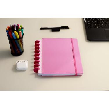 Imagem de Confetti Caderno Smart Universitário Costurado 80 Fls Rosa