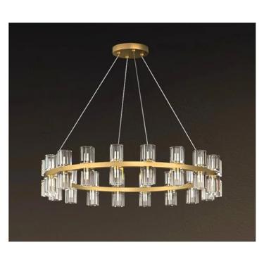 Imagem de Decoração moderna para casa, luzes led, luminárias pendentes para sala de estar, lustres led para sala de jantar, luz suspensa, iluminação interna, lustres led, branco quente, 36 cabeças