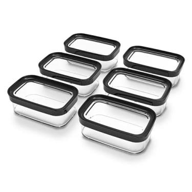 Imagem de Kit Conjunto De 06 Potes Herméticos Mantimentos Acrílico 90