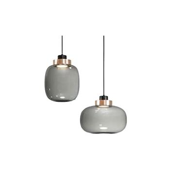 Imagem de Candeeiro suspenso, lustres de vidro, design de lustre de teto nórdico, vidro decorativo, quarto, mesa de cabeceira, pendente, simples, moderno, restaurante, bar, estúdio, candeeiro decora