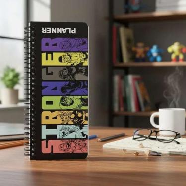 Imagem de Planner Agenda De Mesa 23 cm Stronger Vingadores 52 Folhas - culturama