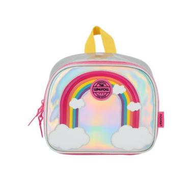 Imagem de Lancheira Escolar Térmica Infantil Arco-Íris Holográfico - Up4you