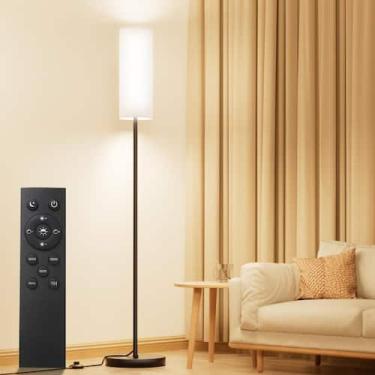 Imagem de Luminária de chão LED Keepsmile 12W com controle remoto regulável