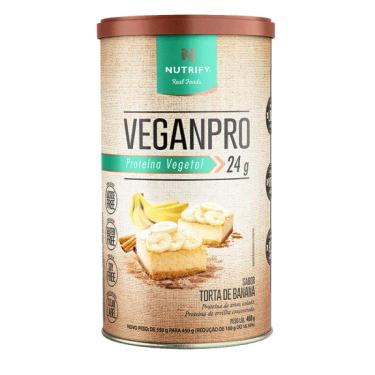 Imagem de Proteína Vegana Veganpro Torta de Banana Nutrify 450g