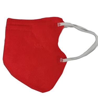 Imagem de Máscara Infantil 5 Camadas (N95 / KN95 / PFF2) - 10 unidades (Vermelha)